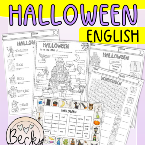 Halloween Übungsmaterial Englisch (Kopiervorlagen)