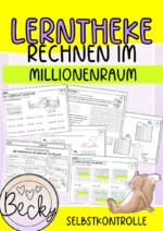 Lerntheke Rechnen im Millionenraum (Kopfrechnen, schriftlich Rechnen)
