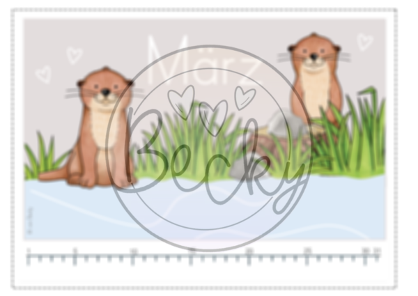 Geburtstagskalender Otter – Bild 4
