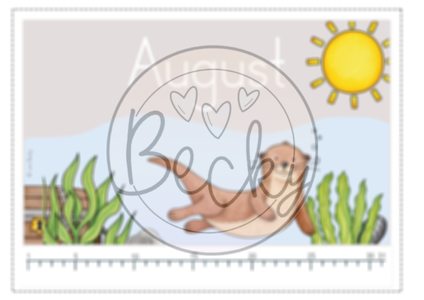 Geburtstagskalender Otter – Bild 6