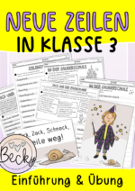 Einführung neue Zeilen Klasse 3 (Lineatur 3, Zack Zeilenzauberer)