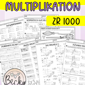 Halbschriftliche Multiplikation ZR 1000