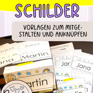 Namensschild (Namensschilder 3 Versionen)