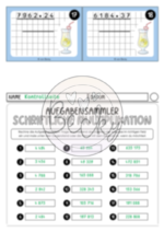 Schriftliche Multiplikation (18 Rechenkarten, bewegtes Rechnen) – Bild 4