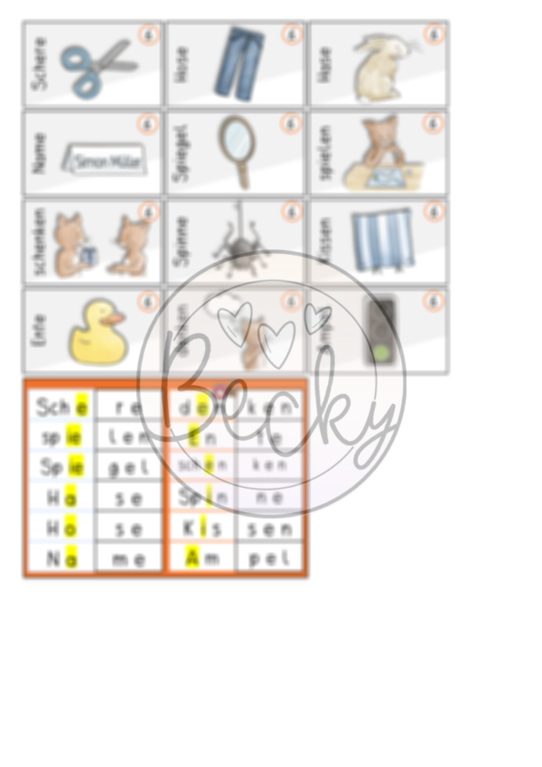 Legeübung offene und geschlossene Silbe – Bild 5