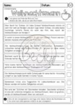 Lesespaziergang Weihnachtsmann (Klasse 2, 3) – Bild 2