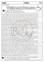 Lesespaziergang Weihnachtsmann (Klasse 2, 3) – Bild 3