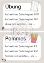 Nachschlagen im Wörterbuch (Poster, Merkblatt, Aufgabenkarten) – Bild 4