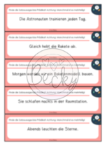 Satzglieder: Prädikat bestimmen (70 Satzkarten) – Bild 2