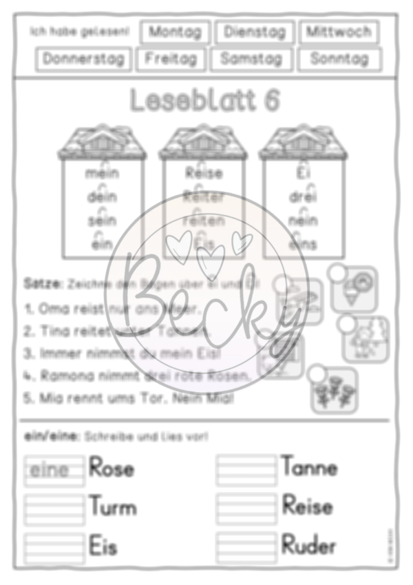 Lesen und schreiben im Winter (Übungsheft) – Bild 5