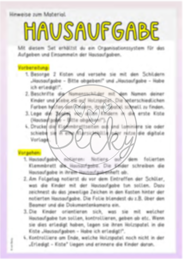 Hausaufgaben notieren und abgeben – Bild 2