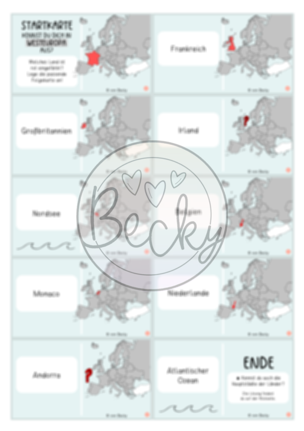 5 Anlegespiele Europa (Großräume und Hauptstädte) – Bild 3