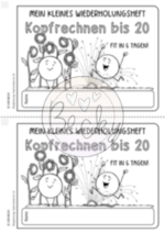 Wiederholungsheft Kopfrechnen ZR 20 (Plus und Minus) – Bild 2