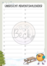 Adventskalender (Set zur Vorbereitung) – Bild 3