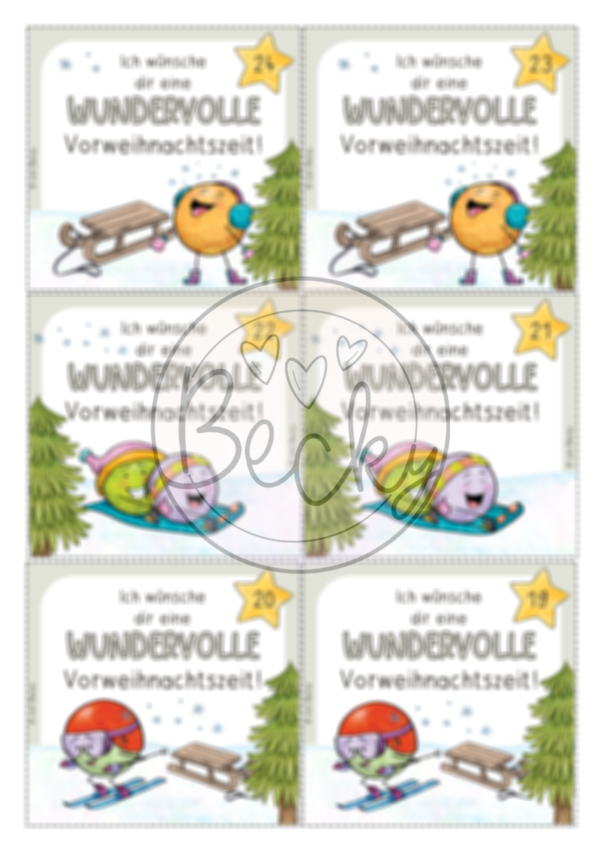 Adventskalender (Set zur Vorbereitung) – Bild 4