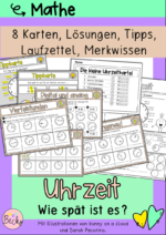 Kleine Uhrzeitkartei