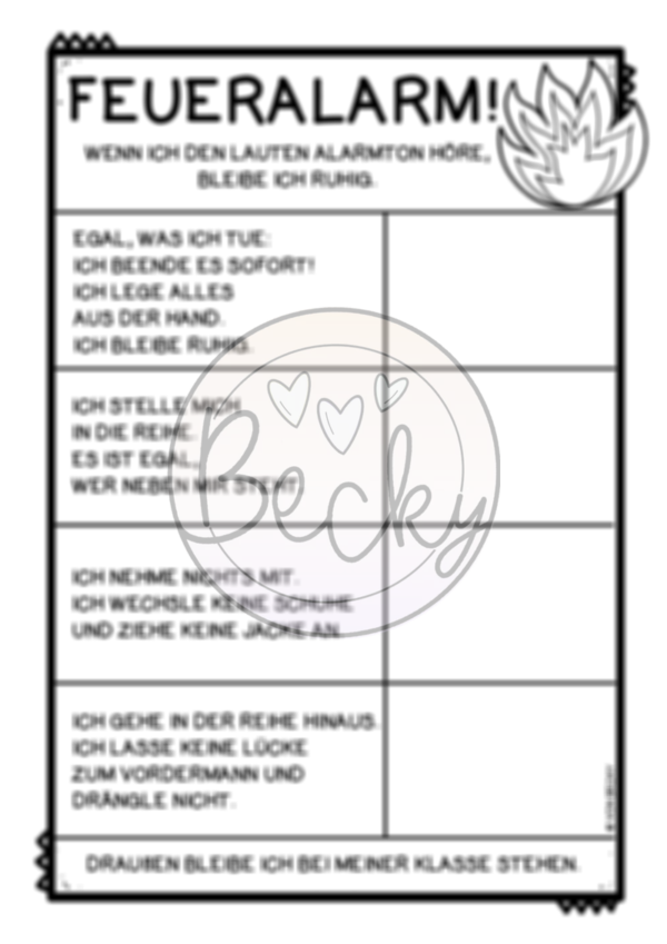 Verhalten bei Feueralarm (FEUER) – Bild 2