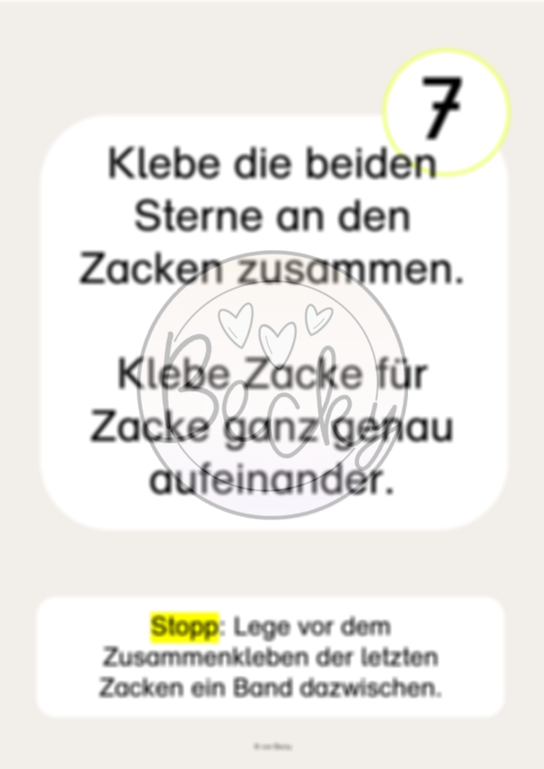 Faltsterne basteln (Vorlagen und Anleitung) – Bild 5