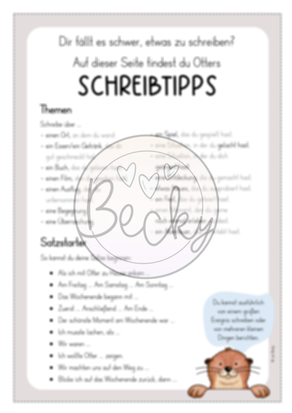 Wochenendtagebuch (Reisetagebuch Otter) – Bild 4