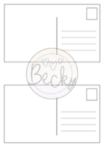 Postkarte Winter und Weihnachten mit Anleitung – Bild 7