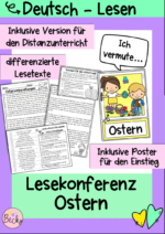 Lesekonferenz Ostern (Lesen, Lesetexte, Fragen zum Text)