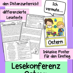 Lesekonferenz Ostern (Lesen, Lesetexte, Fragen zum Text)