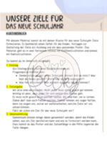 Ziele für das Schuljahr (Schulstart, classroom management) – Bild 2