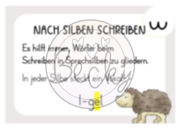 Rechtschreibstrategien (nach Fresch) Poster und Merkblätter – Bild 3