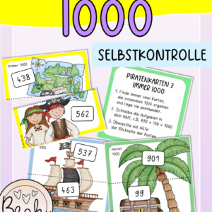 Ergänzen auf 1000 (3 Sets mit Legekarten)