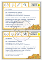 Abschreibkartei Herbst (3-fach Differenziert mit Zusatzaufgaben) – Bild 4