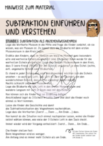 Subtraktion einführen und verstehen in Klasse 1 (Igel Lotti) – Bild 2