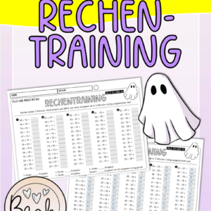 Rechentraining plus und minus ZR 100 (1 kostenlose Übungsseite mit Lösung)