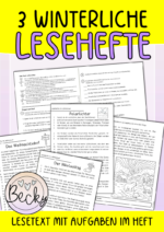 3 Lesehefte im Jahreslauf (Winter)