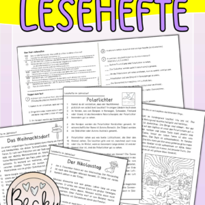 3 Lesehefte im Jahreslauf (Winter)