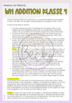 Einstieg Mathe Klasse 4 (Addition, schriftliche Addition) – Bild 2