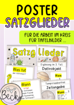 Satzglieder Tafelmaterial, Legematerial