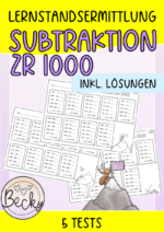 5 Kopfrechentests (Subtraktion bis 1000)