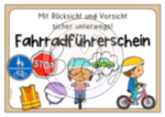 Verkehrserziehung, Fahrradführerschein (Poster, Tafelmaterial) – Bild 2
