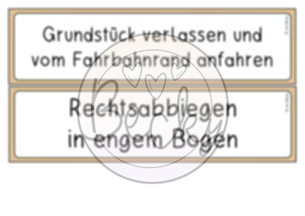 Verkehrserziehung, Fahrradführerschein (Poster, Tafelmaterial) – Bild 3