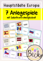 7 Anlegespiele (Hauptstädte der Länder in Europa)