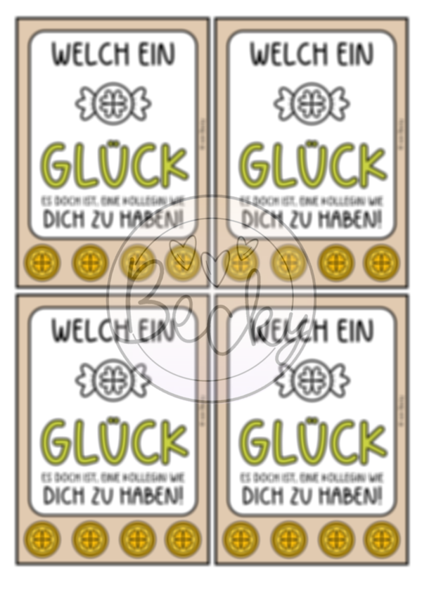 Gruß für Kollegen und Freunde (Riesen-Glück) – Bild 2