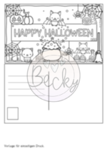 Halloween und Herbst: Postkarten mit Anleitung – Bild 3