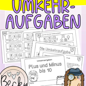 Umkehraufgaben (Einführung und Übung) ZR 10