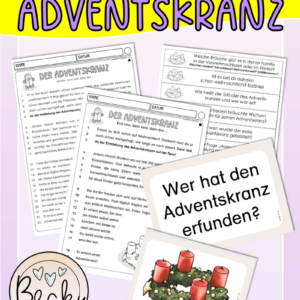 Lesekonferenz Adventskranz