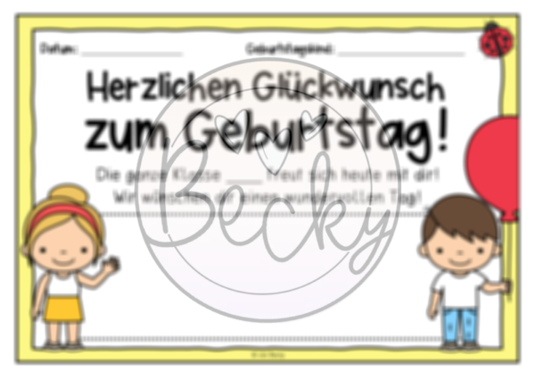 Kleines Geburtstagsset – Bild 7