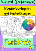 Farbkreis Kopiervorlagen (Farbenlehre, Kunstunterricht)