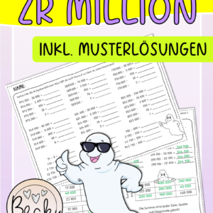 Kleines, schlaues Rechentraining (ZR Million, Addition, Subtraktion)