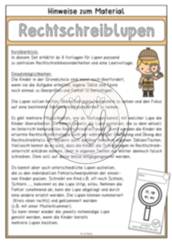 Rechtschreibdetektive (Rechtschreiblupen) – Bild 2