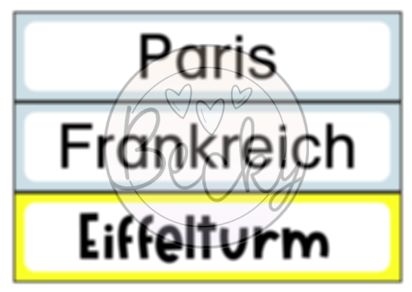 Wahrzeichen in Europa (Poster und Lesekarten) – Bild 2