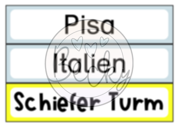 Wahrzeichen in Europa (Poster und Lesekarten) – Bild 4